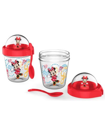 Комплект чаша и фигурка за игра Disney - Мини Маус - 3