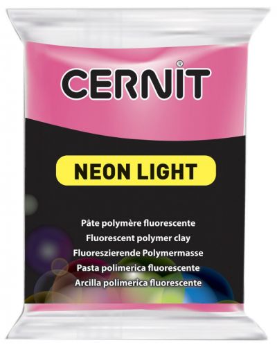 Полимерна глина Cernit Neon Light - Цикламена, 56 g - 1