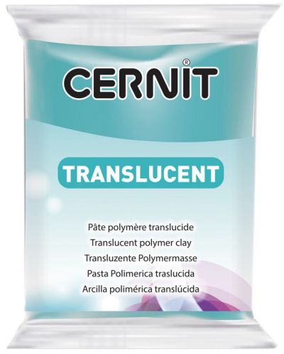 Полимерна глина Cernit Translucent - Тюркоаз, 56 g - 1