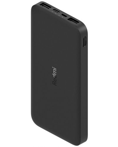 Портативна батерия Xiaomi - Redmi VXN4305GL, 10000 mAh, черна - 1