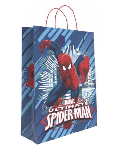 Подаръчна торбичка S. Cool - Ultimate Spider-Man, тъмносиня, L - 1