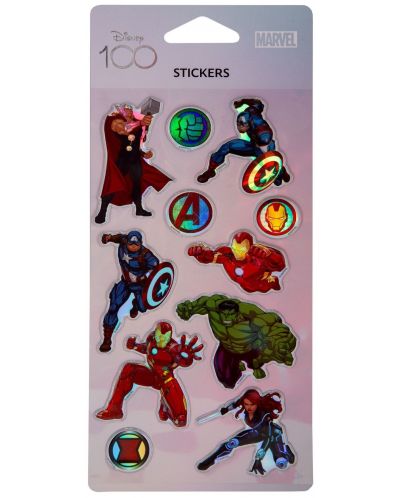 Pop Up стикери Cool Pack Black - Disney 100, The Avengers - 1