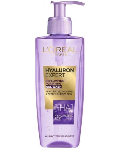 L'Oréal Hyaluron Specialist Почистващ гел за лице, 200 ml - 1