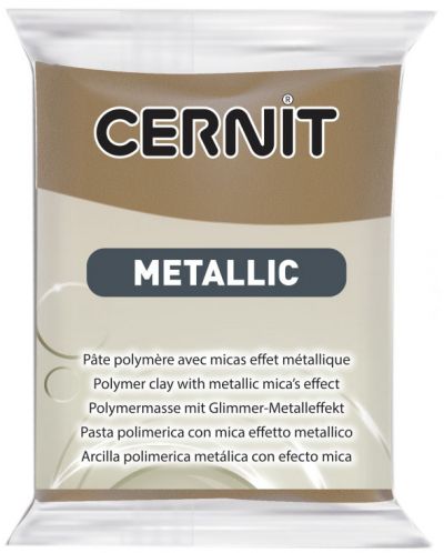 Полимерна глина Cernit Metallic - Бронз антик, 56 g - 1