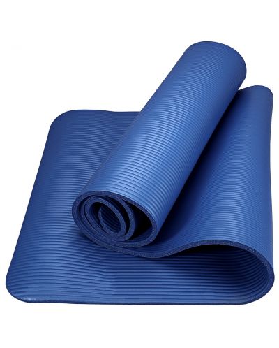 Постелка за йога Maxima - 182 x 60 x 1 cm, синя - 1