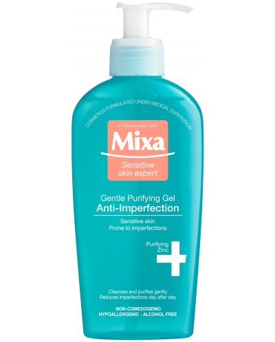 Mixa Почистващ гел за лице Anti-Imperfеctions, 200 ml - 1