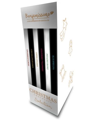 Подаръчен комплект Christmas Chocolate Selection, 6 броя, Benjamissimo - 1