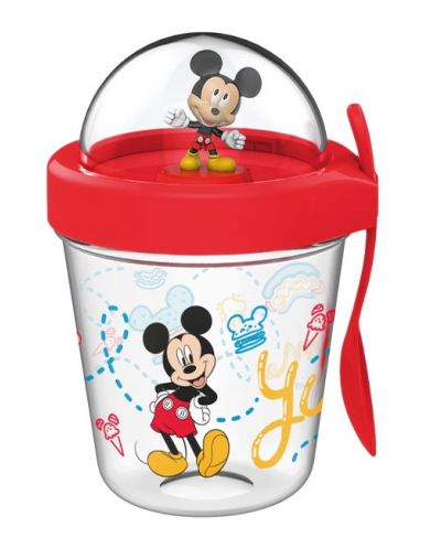 Комплект чаша и фигурка за игра Disney - Мики Маус - 1