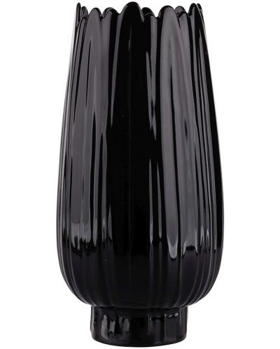 Порцеланова ваза ADS - Черна, 12 х 12 х 24.5 cm - 1