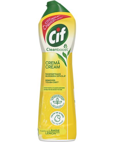 Почистващ препарат Cif - Cream Lemon, 250 ml - 1