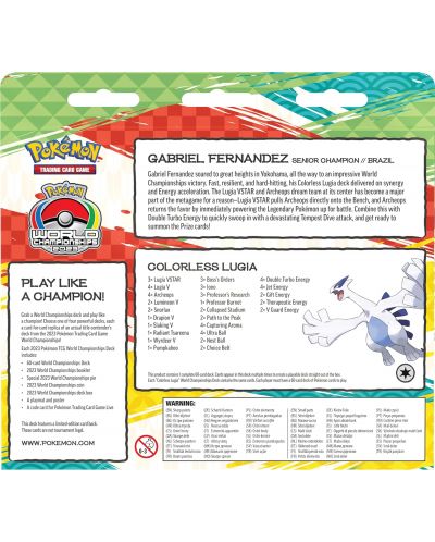Pokemon TCG: 2023 World Championships Deck - Gabriel Fernandez - 2