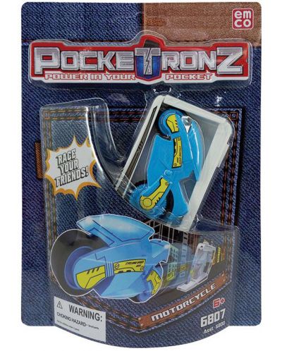 Детска джобна игра PockeTronz - Мотор, син - 1