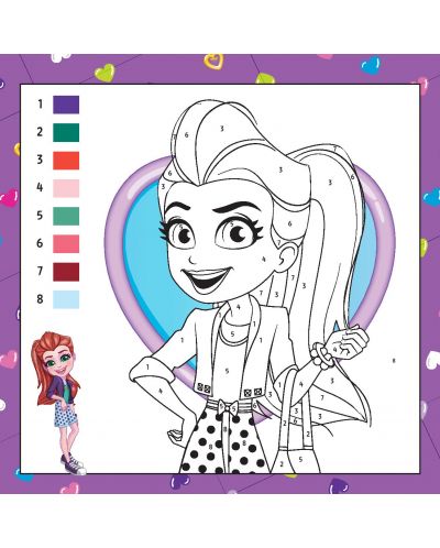 Polly Pocket: Оцветяване по номера - 3