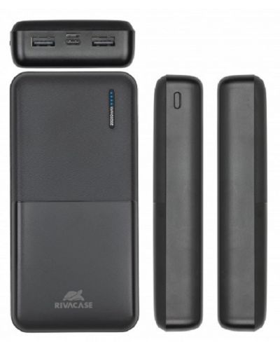 Портативна батерия Rivacase - VA2190, 20000 mAh, черна - 3