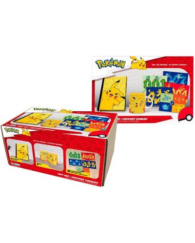 Подаръчен комплект ABYstyle Games: Pokemon - Pikachu (Pika Pika) - 2