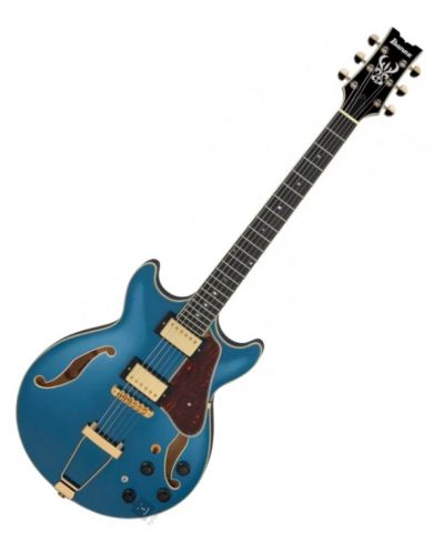 Полу-акустична китара Ibanez - AMH90, Prussian Blue Metallic - 1