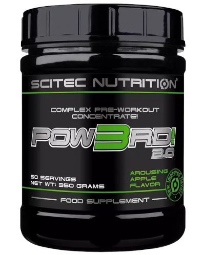 Pow3rd 2.0, ябълка, 350 g, Scitec Nutrition - 1