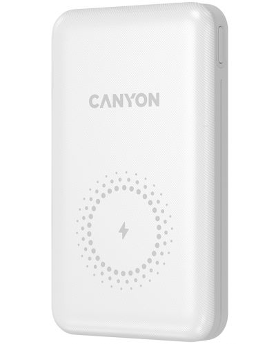 Портативна батерия Canyon - PB-1001 Magsafe, 10000 mAh, бяла - 2