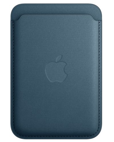 Калъф Apple - FineWoven Wallet MagSafe, iPhone, син - 1