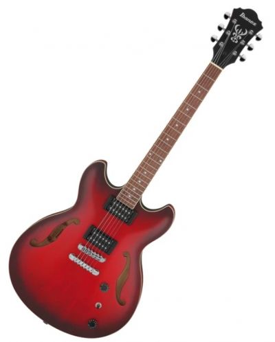 Полу-акустична китара Ibanez - AS53, Sunburst Red Flat - 1