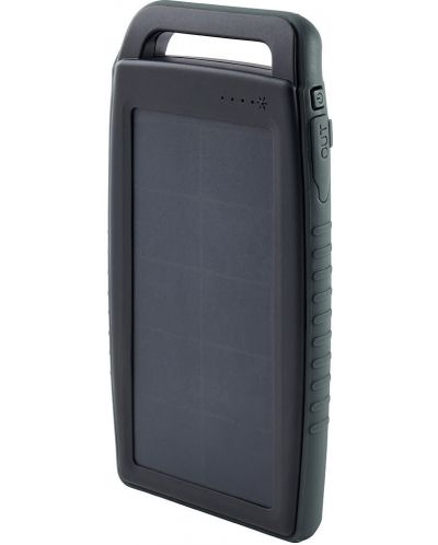 Портативна батерия Boompods - Solar, 10000 mAh, черна/сива - 2