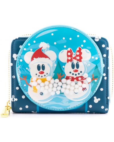 Портмоне Loungefly Disney: Mickey Mouse - Mickey and Minnie Snow Globe - 1