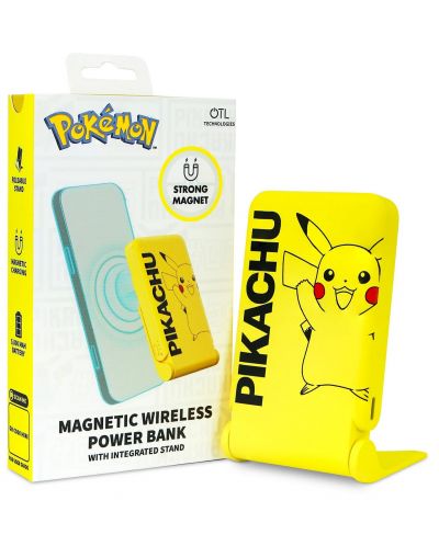 Портативна батерия OTL Technologies - Pikachu, 5000 mAh, жълта - 4