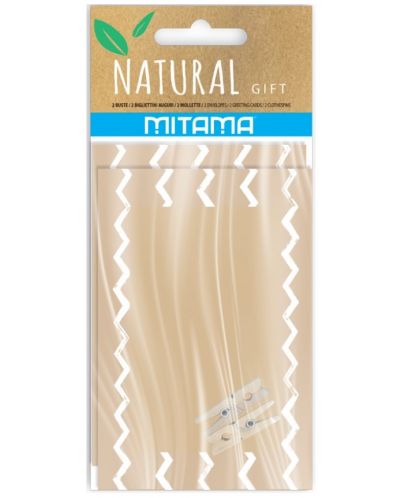 Поздравителни картички Mitama Natural Gift - 2 броя, с плик, асортимент - 2