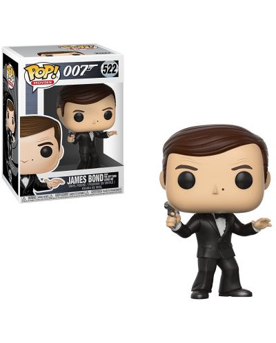 Фигура Funko Pop! Movies: 007 James Bond From The Spy Who Loved Me - Roger Moore, #522 - 2