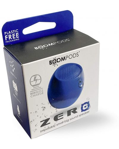 Портативна колонка Boompods - Zero, синя - 2