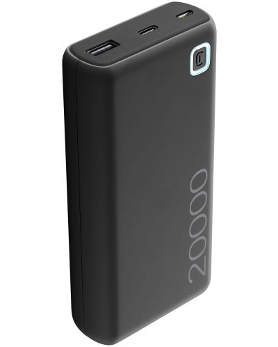 Портативна батерия Cellularline - Essence, 20000 mAh, черна - 1