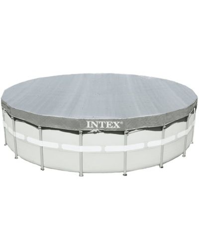 Покривало за басейн Intex - Deluxe, 488 cm, сиво - 1