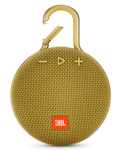 Портативна колонка JBL - Clip 3, жълта