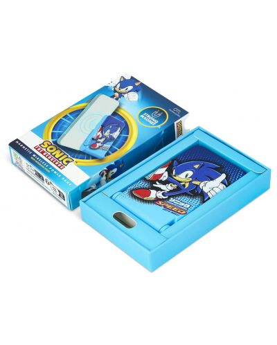 Портативна батерия OTL Technologies - Sonic Pop, 5000 mAh, синя - 3