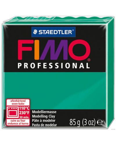 Полимерна глина Staedtler Fimo Prof - 85 g, зелена - 1