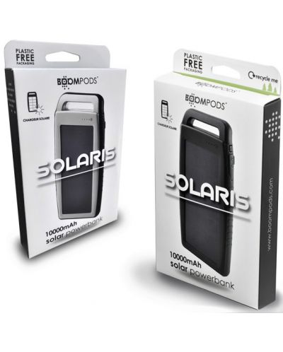 Портативна батерия Boompods - Solaris, 10000 mAh, бяла - 4