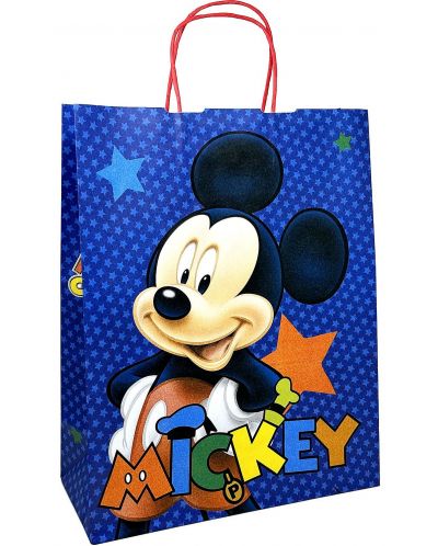 Подаръчна торбичка S. Cool - Mickey, синя, XL - 1