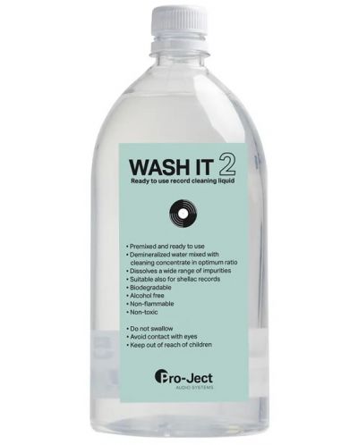 Почистваща течност Pro-Ject - Wash it 2, 1000 ml - 1