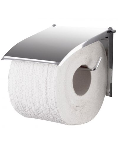 Поставка за тоалетна хартия AWD - хромирана стомана - 1