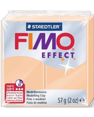 Полимерна глина Staedtler Fimo Effect - 57g, праскова - 1