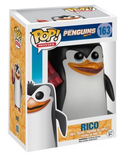 Фигура Funko POP! Movies: Penguins of Madascar - Rico, #163 - 2