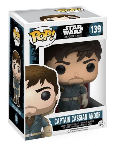 Фигура POP! Vinyl Star Wars: Rogue One - Captain Cassian Andor, 9cm - 2
