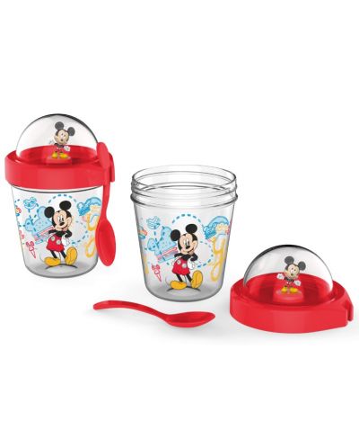 Комплект чаша и фигурка за игра Disney - Мики Маус - 3