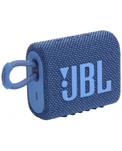 Портативна колонка JBL - Go 3 Eco, синя - 3