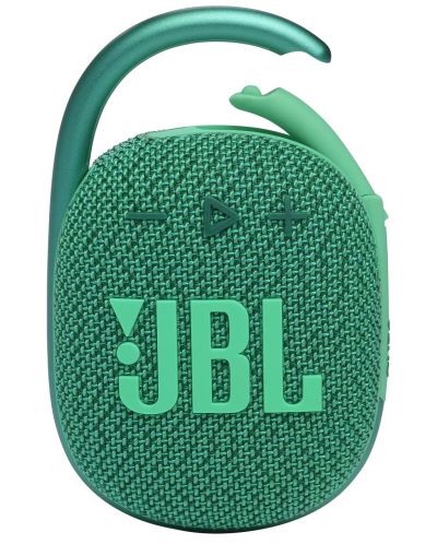 Портативна колонка JBL - Clip 4 Eco, зелена - 1