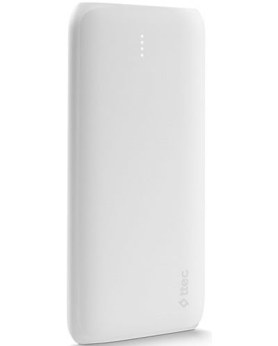 Портативна батерия ttec - PowerSlim Duo, 10000 mAh, бяла - 2