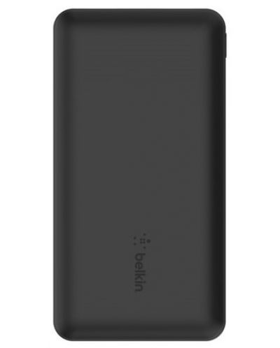 Портативна батерия Belkin - BoostCharge, 10000 mAh/15W, черна - 1