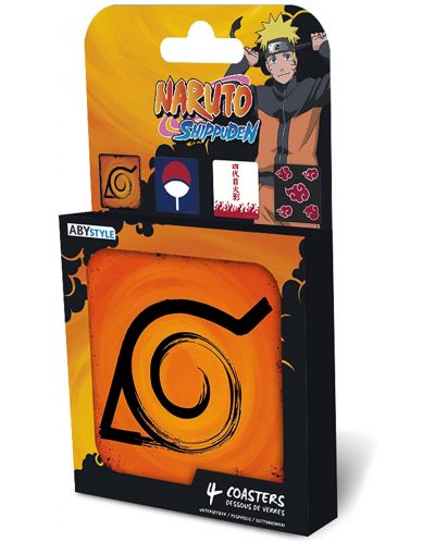 Подложки за чаши ABYstyle Animation: Naruto - Emblems - 1
