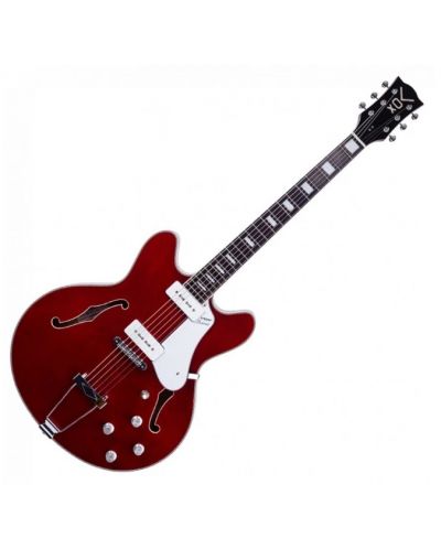 Полу-акустична китара VOX - BC V90, Cherry Red - 1