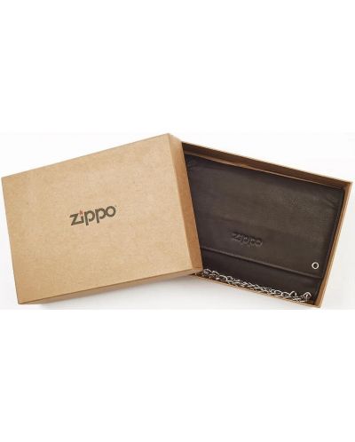 Портфейл Zippo - Biker Mocca, RFID защита, кафяв - 4
